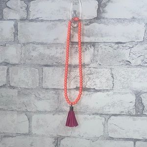 Crazy 8 Girls Beaded Tassel Necklace
